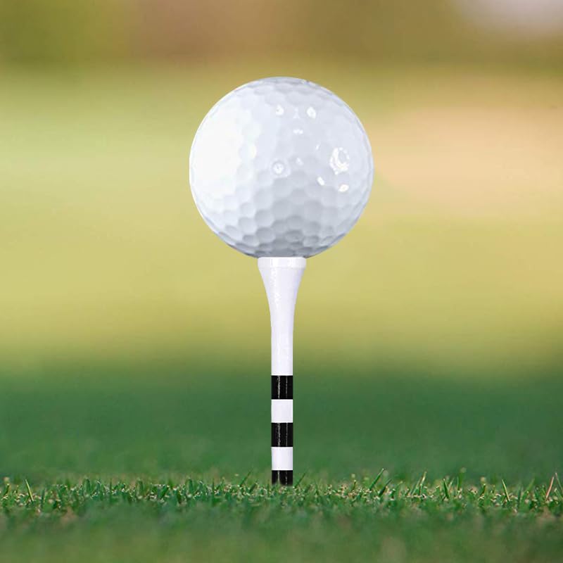 Zivisk Wooden Golf Tees 3-1/4" 100 Count 83mm Natural Color - Image 4